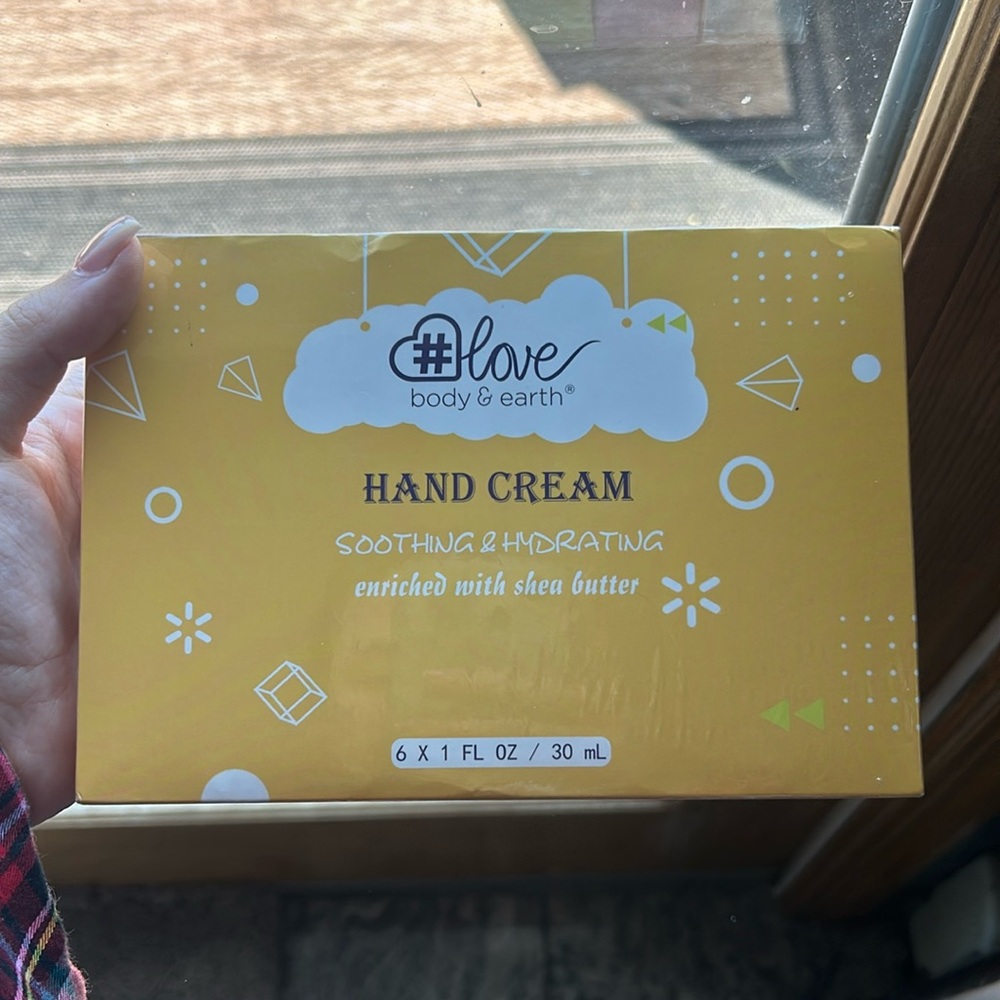 Brand new in package hand cream 6 pack